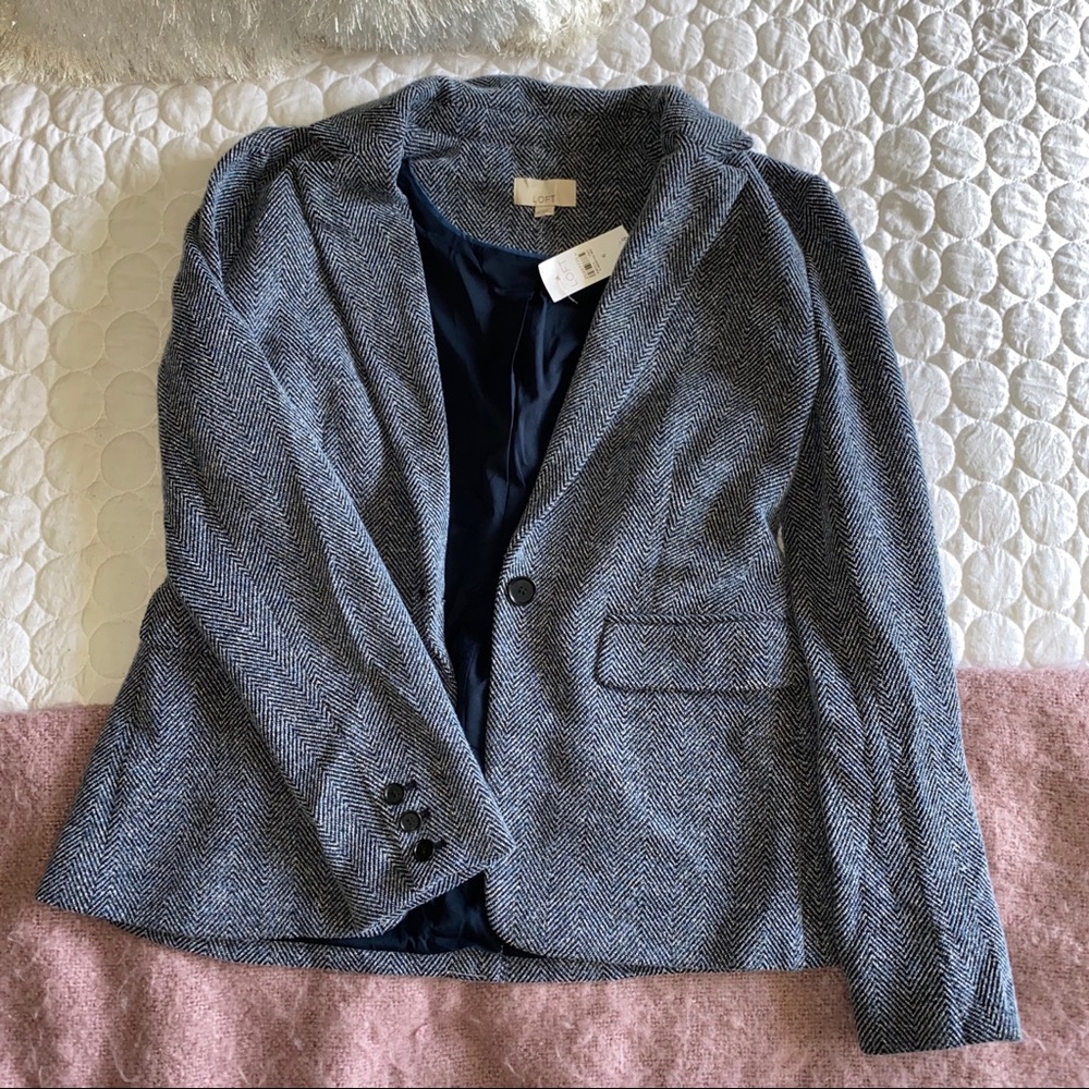 BRAND NEW LOFT BLAZER - navy and black